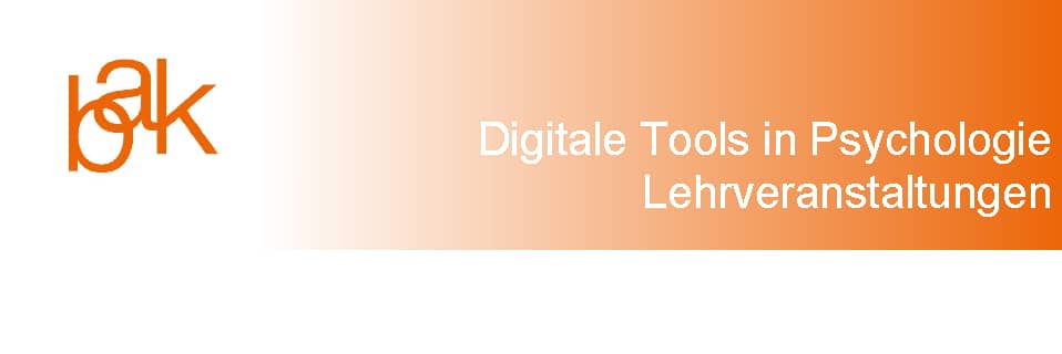 Mehr über den Artikel erfahren Einsatz digitaler Tools in Lehrveranstaltungen der Diagnostik und Differentielle Psychologie
